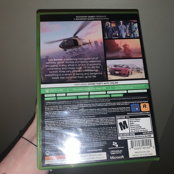 Grand Theft Auto 5 Two Disc Game - Picture 2 of 5